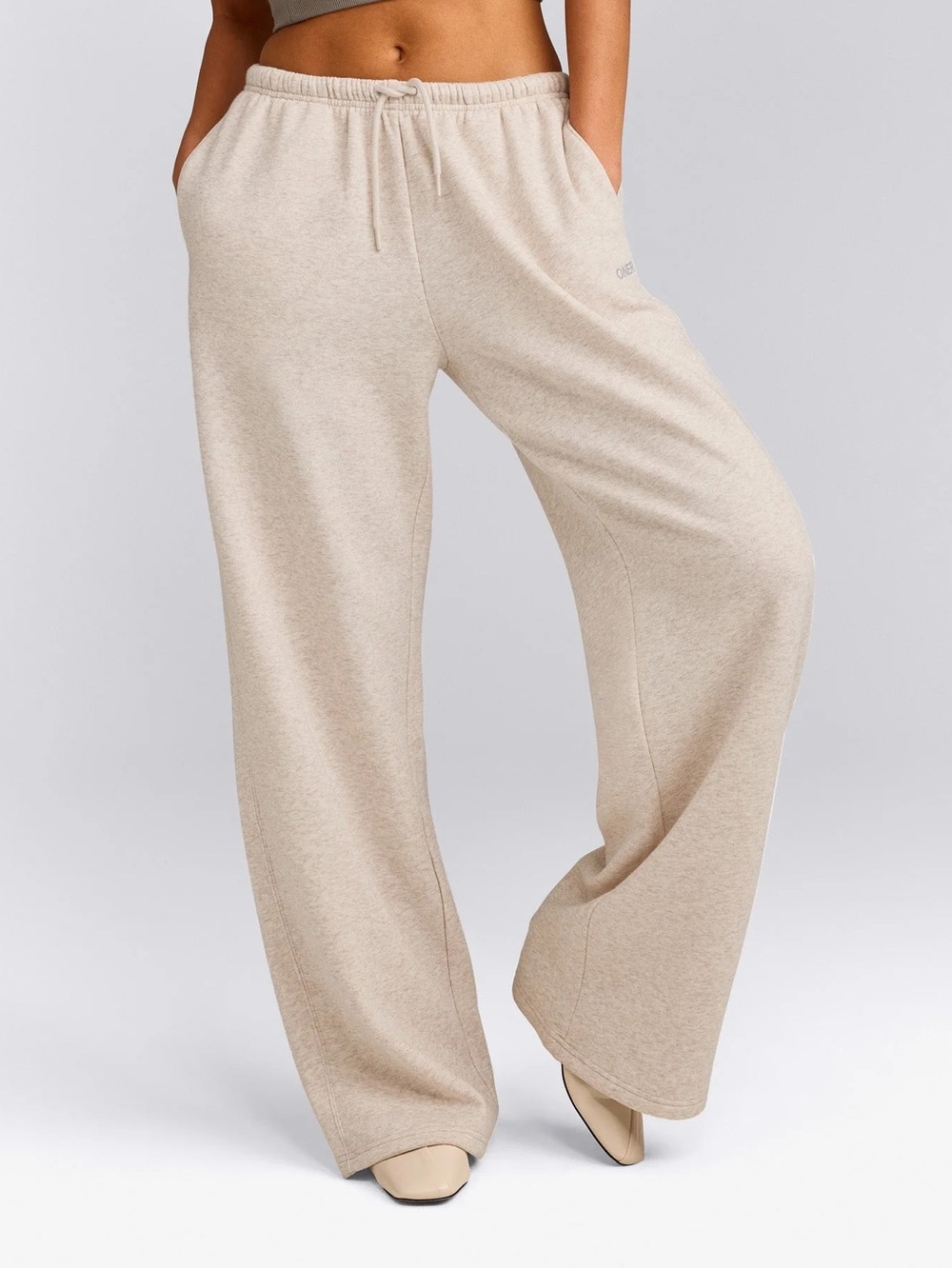 ONER ACTIVE FOUNDATIONS ALL SEASON STRAIGHT LEG SWEATPANTS IN OAT MARL - Picture 4 of 8